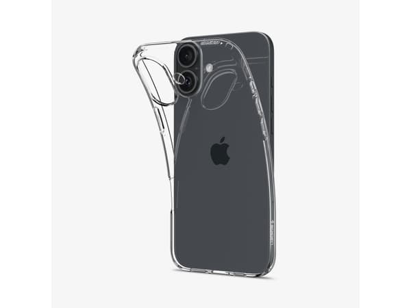 Spigen Crystal Flex, Omslag, Apple, iPhone 16, 15,5 cm (6.1"), Transparent