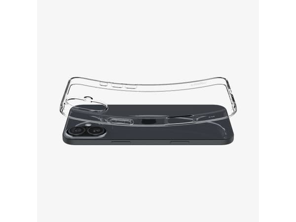 Spigen Crystal Flex, Omslag, Apple, iPhone 16, 15,5 cm (6.1"), Transparent
