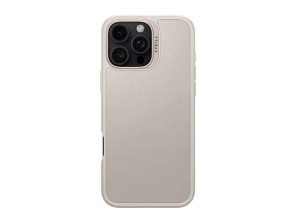 CYRILL Kajuk Mag, Omslag, Apple, iPhone 16 Pro, 16 cm (6.3"), Gräddfärgad