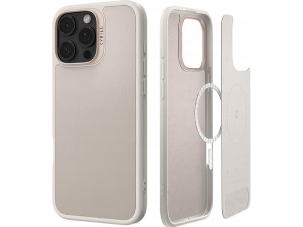 CYRILL Kajuk Mag, Etui, Apple, iPhone 16 Pro Max, 17,5 cm (6.9"), Krem