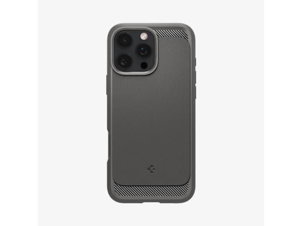 Spigen Rugged Armor (MagFit), Omslag, Apple, iPhone 16 Pro, 16 cm (6.3"), Grå
