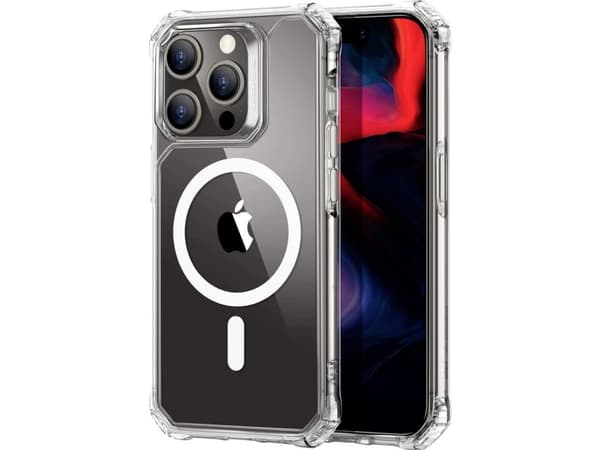 ESR Air Armor HaloLock Case Mobiltelefon backcover Apple iPhone 15 Pro Transparent MagSafe-kompatibel 1A6900102