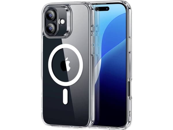esr Classic Hybrid HaloLock, Cover, Apple, iPhone 16 Plus, 17 cm (6.7"), Transparent