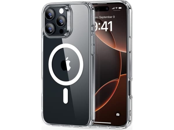esr Classic Hybrid HaloLock, Omslag, Apple, iPhone 16 Pro Max, 17,5 cm (6.9"), Transparent