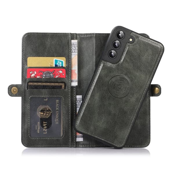 Galaxy S24 - Stilrent och Praktiskt 2-i-1 Plånboksfodral i Premium PU-Läder