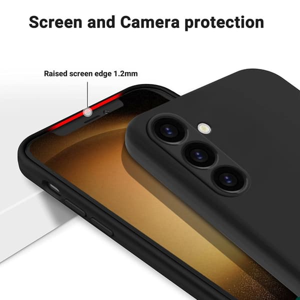 Silikonskal Samsung Galaxy S24 FE Svart