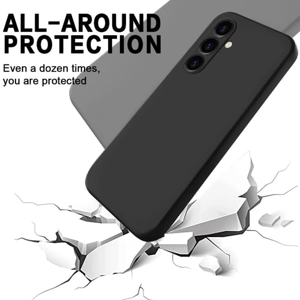 Silikonskal Samsung Galaxy S24 FE Svart