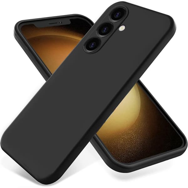 Silikonskal Samsung Galaxy S24 FE Svart