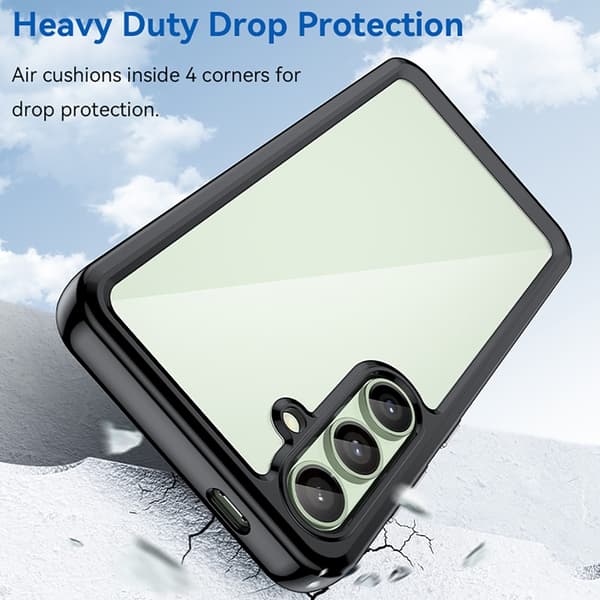 Hybrid Edge Case Samsung Galaxy S24 FE Svart
