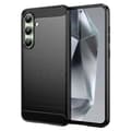 Miniatyrbild 1 av 4: Samsung Galaxy S24 FE Karbon fiber Texture Skal - Svart