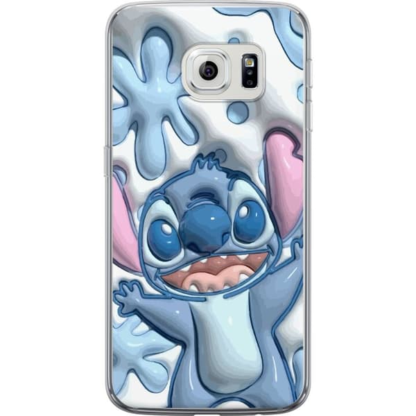 Samsung Galaxy S6 edge Genomskinligt Skal Stitch