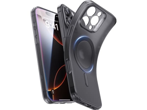 esr Zero Clear Case HaloLock, Omslag, Apple, iPhone 16 Pro, 16 cm (6.3"), Svart