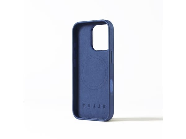 Troubadour Goods Limited Mujjo Leather Case - etui skórzane do iPhone 16 Pro kompatybilne z MagSafe (monaco blue)