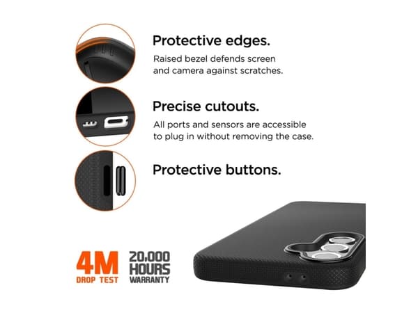 EIGER EGCA00671, Cover, Samsung, Galaxy S24 FE, 17 cm (6.7"), Black