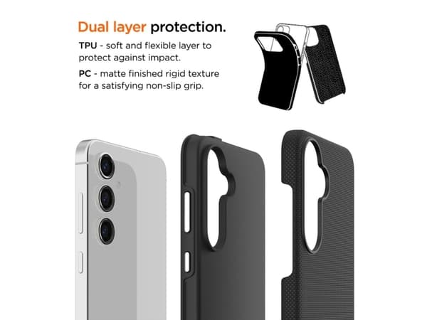 EIGER EGCA00671, Cover, Samsung, Galaxy S24 FE, 17 cm (6.7"), Black