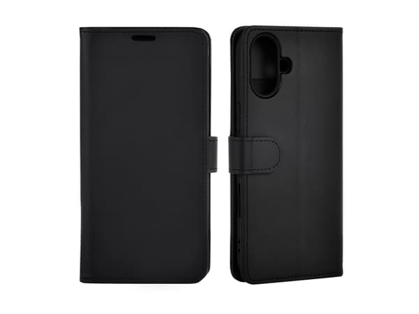 GRE8T - Lomme lommebok for mobiltelefon - GRS - polylaktid (PLA) - svart - for Apple iPhone 16