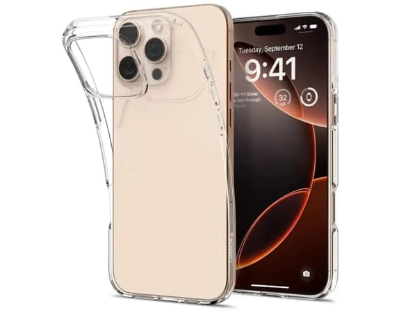 Spigen Crystal Flex, Omslag, Apple, iPhone 16 Pro, 16 cm (6.3"), Transparent