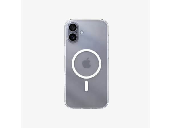 Spigen Crystal Flex MagFit iPhone 16 Case Crystal Clear, Cover, Apple, iPhone 16, 15.5 cm (6.1"), Transparent