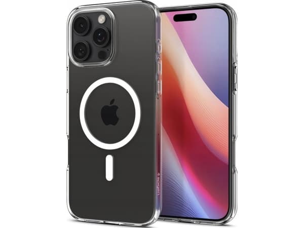 Spigen Crystal Flex MagFit, Omslag, Apple, iPhone 16 Pro, 16 cm (6.3"), Transparent