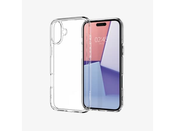 Spigen Crystal Hybrid Case iPhone 16 Plus Crystal Clear, Cover, Apple, iPhone 16 Plus, 17 cm (6.7"), Transparent
