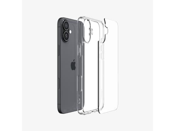 Spigen Crystal Hybrid Case iPhone 16 Plus Crystal Clear, Cover, Apple, iPhone 16 Plus, 17 cm (6.7"), Transparent