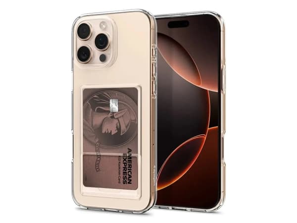 Spigen Crystal Slot iPhone 16 Pro Case Crystal Clear, Cover, Apple, iPhone 16 Pro, 16 cm (6.3"), Transparent