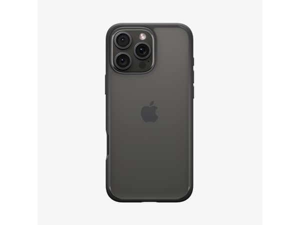 Spigen Crystal Hybrid, Omslag, Apple, iPhone 16 Pro Max, 17,5 cm (6.9"), Svart, Transparent
