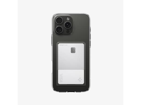 Spigen Crystal Slot Case iPhone 16 Pro Max Crystal Clear, Cover, Apple, iPhone 16 Pro Max, 17.5 cm (6.9"), Transparent