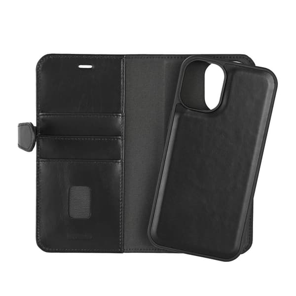 Buffalo Mobilfodral 2-i-1 3 Kort MagSeries Svart - iPhone 16 Plus