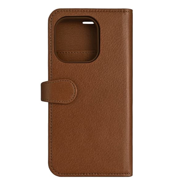 Buffalo Mobilfodral 2-i-1 3 Kort MagSeries Brun - iPhone 16 Pro