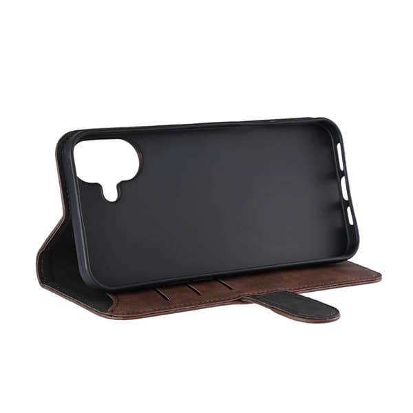 Gear Classic 3 card Recycled MagSerie iPhone 16 Plus Brown