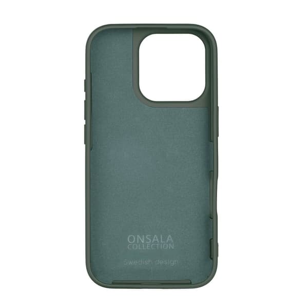 Onsala Mobilskal med Silikonkänsla Olive Green - iPhone 16 Pro