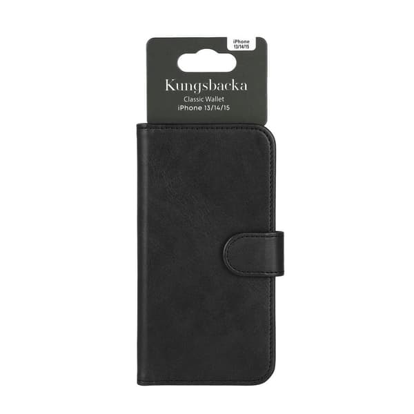 Kungsbacka Classic Wallet iPhone 13/14/15 Black