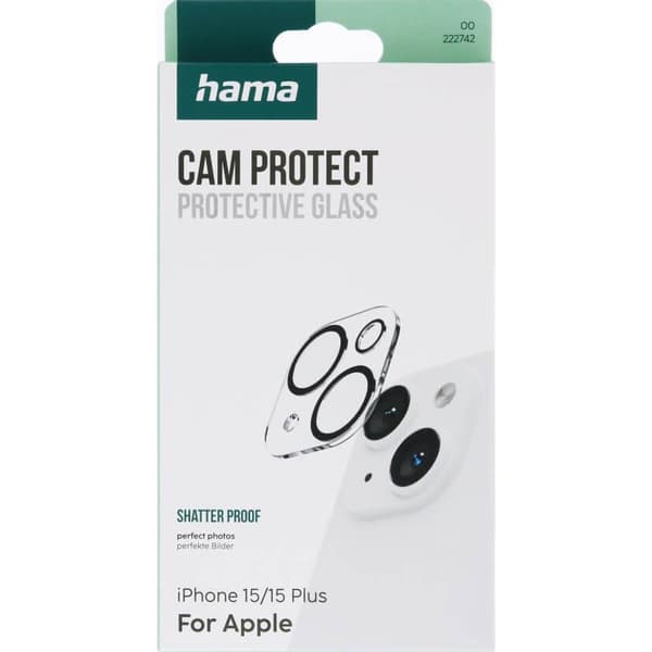 Hama Camera Protective Glass iPhone 15/15 Plus