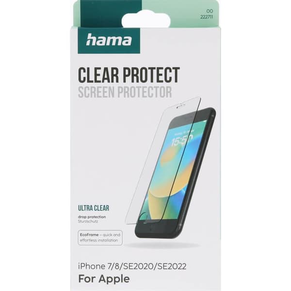 Hama Skærmbeskyttelse iPhone 7/8/SE20/SE22