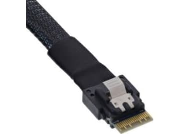 Supermicro Inc. CBL-SAST-1234A-100, SlimSAS x4-4 SATA, 65cm (CBL-SAST-1234A-100)