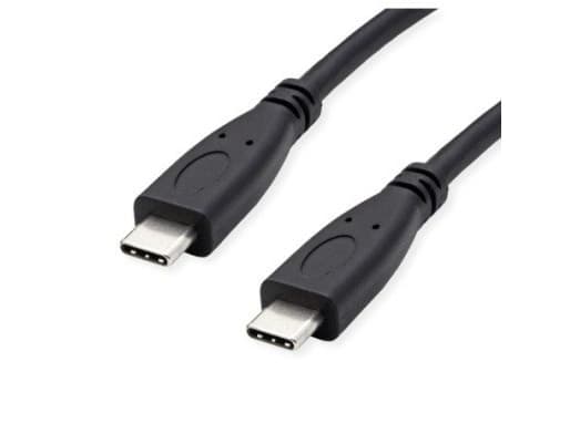 ROLINE USB3.2Gen2 Kabel PD 20V5A Typ C-C ST/ST 1m - Kabel - Digital/Daten - 1 m (11.44.9056)