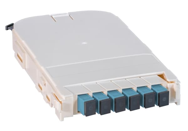 EFB Elektronik FTTH-modulspor for FTTH-BGT, 6 port SC med OM3 keramiske koblinger, egnet for 1U og 3U modulstativ FTTH-BGT-xHEForhåndsutstyrt med 6 S