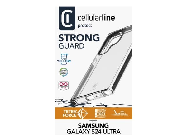 Cellularline 8018080475153, Etui, Samsung, Galaxy S24 Ultra, 17,3 cm (6.8"), Sort