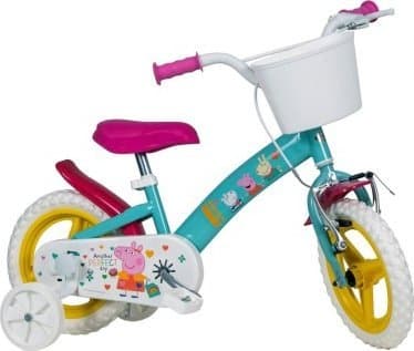 Toimsa Barnesykkel 12" Peppa Pig grønn 1198