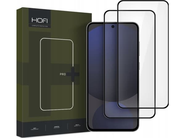 Hofi HARDENED GLASS HOFI GLASS PRO+ 2-PACK GALAXY S24 FE MUSTA