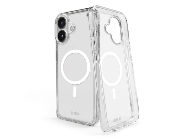 SBS Light Mag, Cover, Apple, iPhone 16, 15.5 cm (6.1"), Transparent