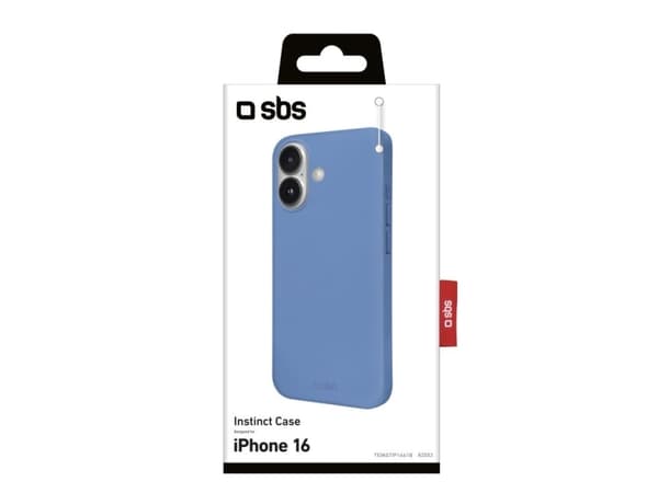 SBS TEINSTIP1661B, kansi, Apple, iPhone 16, 15,5 cm (6,1"), sininen