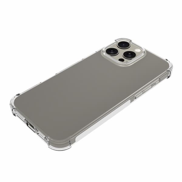 Cover Shell til iPhone 16 Pro Max Stødabsorberende Forstærkede hjørner TPU
