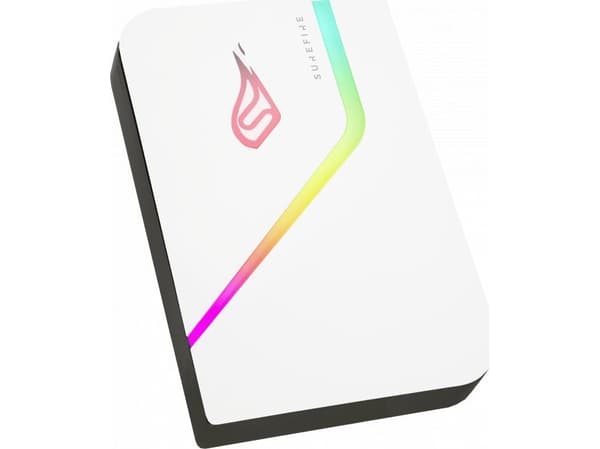 SureFire PyroDrive Gaming 2TB USB 3.2 Gen 1 ulkoinen SSD-levy (460/440 MB/s) valkoinen