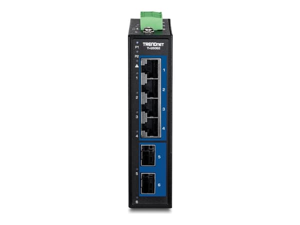 TRENDnet 6-PORT INDUSTRIAL 2.5G DIN-RAIL - Switch (TI-G5062)