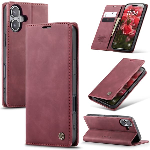CASEME Retro tegnebog taske til iPhone 16