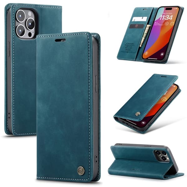 CASEME Retro tegnebog taske til iPhone 16 Pro