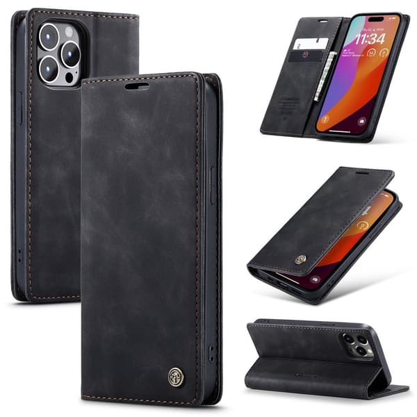 CASEME Retro tegnebog taske til iPhone 16 Pro Max