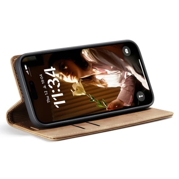 CASEME Retro lompakkokotelo iPhone 16 Plus